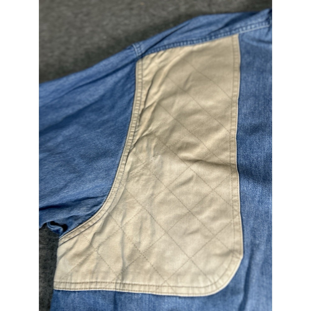 magellan blue long sleeve elbow‎ chest pad deer head XXL - Picture 7 of 8